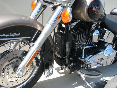 Put the oilbud on and made a 500 mile trip in 98 degree weather. Softail Oil Cooler Kit for Harley-Davidson® Motorcycles