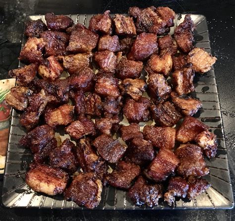 Smoked Pork Belly Burnt Ends R FoodPorn