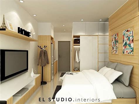 75 Gambar Foto Desain Interior Apartemen Tipe Studio Minimalis