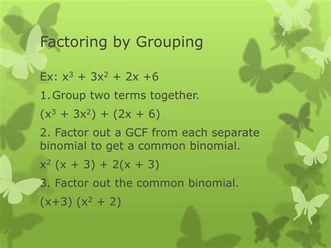 Ppt Factoring Polynomials Powerpoint Presentation Free Download Id