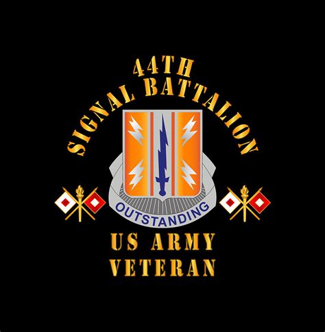 Army 44th Signal Bn Us Army Veteran X 300dpi Digital Art By Tom