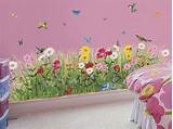 Flower Garden Wall Mural Pictures