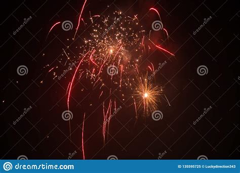 Fireworks Crackers Display Celebration Holiday Stock Image Image Of