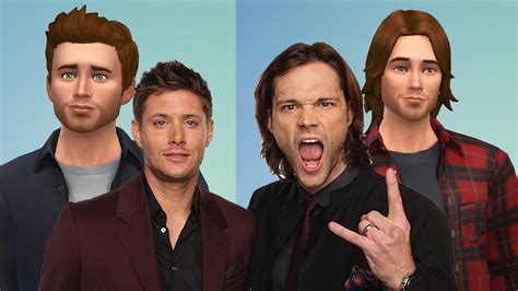 Jensen Ackles And Jared Padalecki From Supernatural Best Celebrity Sims