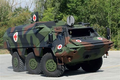 german defense group develops new version of fuchs armored vehicle