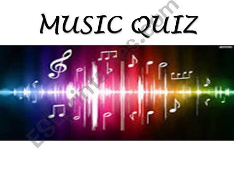 Esl English Powerpoints Music Quiz