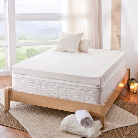 Down alternative options are typically made of polyester and are hypoallergenic. Spa Sensations 4-inch Memory Foam Mattress Topper | Walmart.ca
