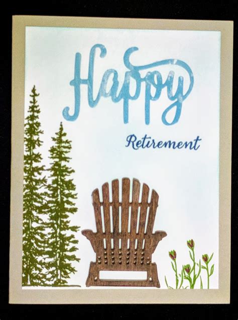 Retirement Card 2018 Stampin Up Retirement Cards Handmade