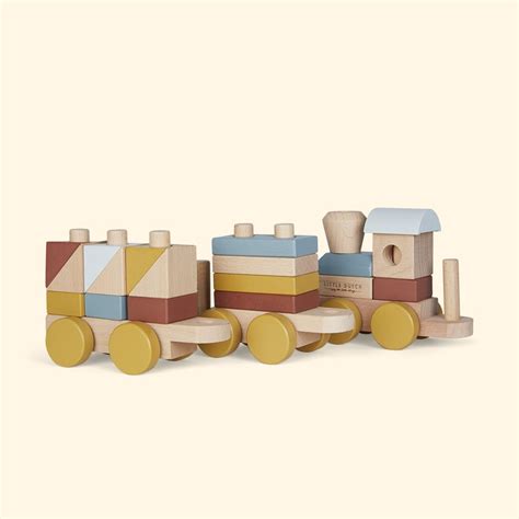 Buy The Little Dutch Wooden Stacking Train At Kidly Uk