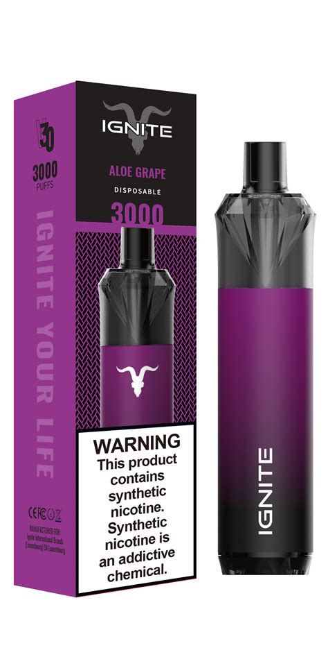 Ignite V30 Aloe Grape Disposable Vape Puffholic Vape