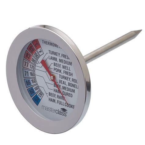 Deluxe Large Stainless Steel Meat Thermometer Harrod Horticultural Uk