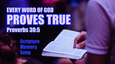 Proverbs 305 Every Word Of God Proves True Youtube