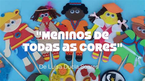 História Menino De Todas As Cores Para Imprimir