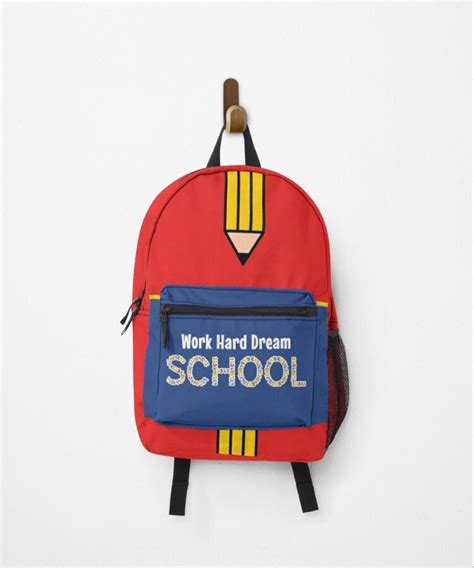 Dream School Happy First Day Of School Backpack By Minimalistts In