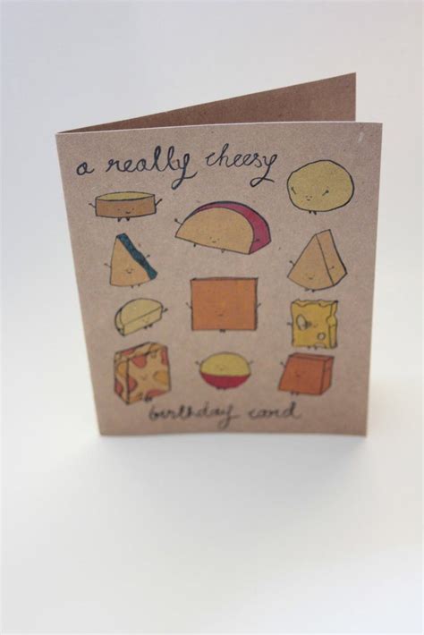 Maybe you would like to learn more about one of these? A Really Cheesy Birthday Card | Birthday cards, Cards, Yellow envelopes