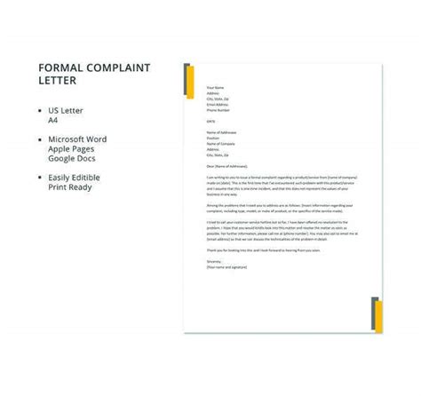 It must be remembered that there are various such formats for formal letters. Tamil Tneb Complaint Letter Format - template resume