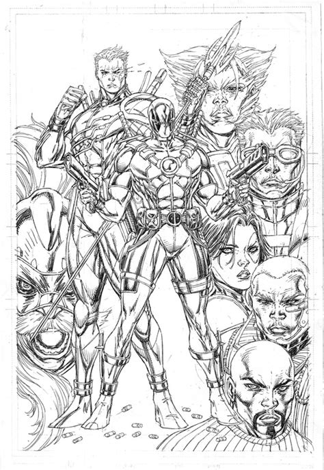 Liefeld Cabledeadpool Cover Rob Liefeld Creations