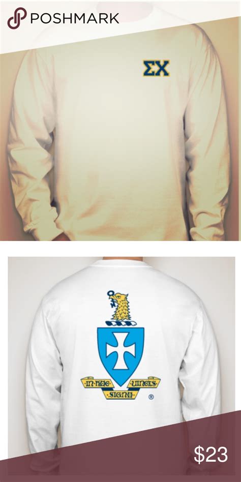 Sold Outnwt Sigma Chi Long Sleeve T Shirt Long Sleeve Tshirt Sigma