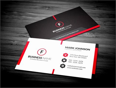 How to make a winning business card? 6 Photoshop Name Card Template Free Download ...