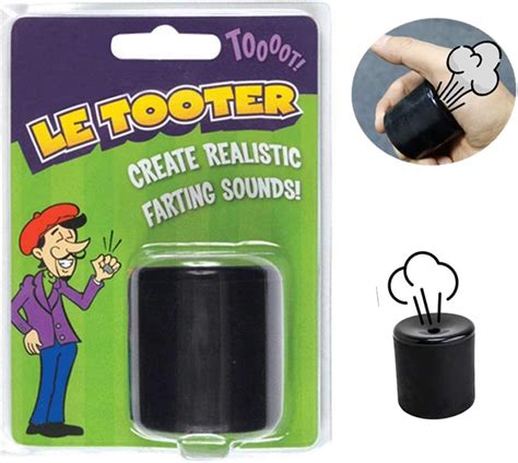 Shengsen Novelty Squeeze Pooter Fart Machine Funny Le Tooter Prank Farting Noise Maker For Joke
