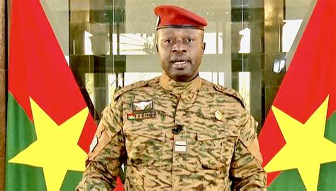 Burkina Faso Military Leader Paul Henri Sandaogo Damiba To Be Sworn In