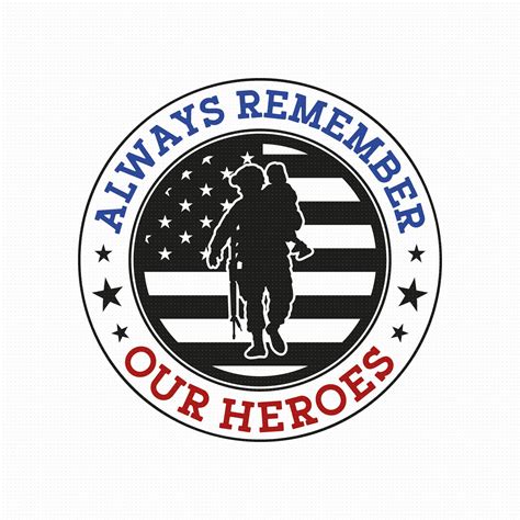 Veterans Day Svg Png Eps Pdf Files Memorial Day Svg Soldier Svg