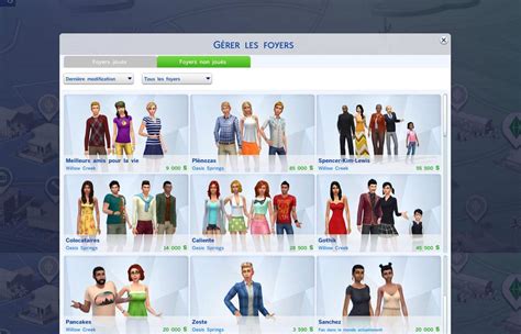 Les Sims 4 Familles Jouables Next Stage
