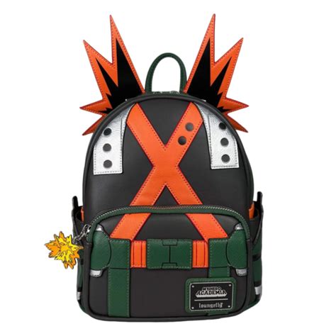 My Hero Academia Bakugo Cosplay 10 Faux Leather Mini Backpack By