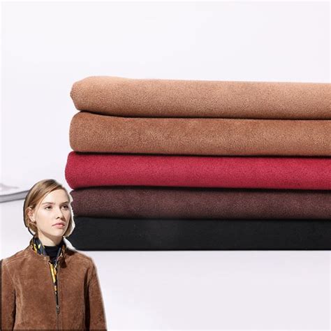 China Plain Synthetic Microfiber Suede Fabric Manufacturers And