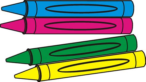Crayons Clipart Black And White Free Clipart Images 2 Clipartix