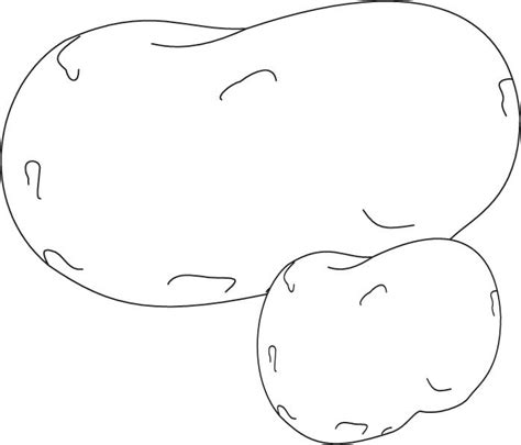 √ Small Potatoes Coloring Pages - Potato Vegetable Coloring Page For
