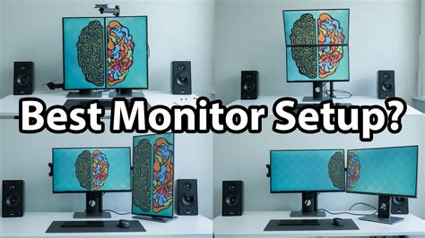 Best Way To Setup My Dual Monitors Youtube