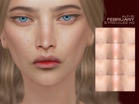 Freckles 05 Nose Mask 02 And Eye Mask 01 At Alf Si Sims 4 Updates