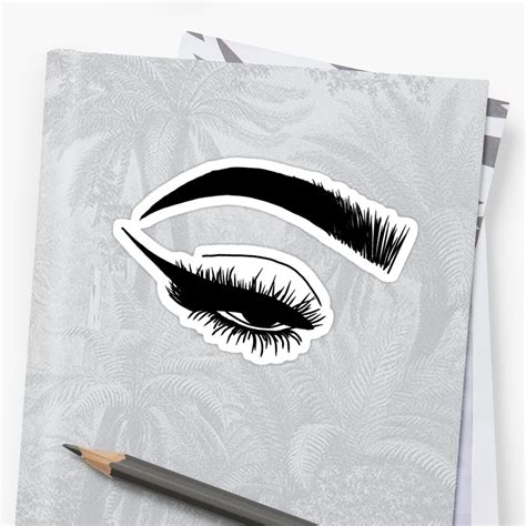 Eye Makeup Stickers By Anna Souren Redbubble