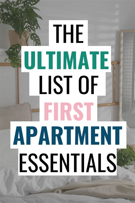 The Ultimate List Of College Apartment Must Haves 2021 Artofit