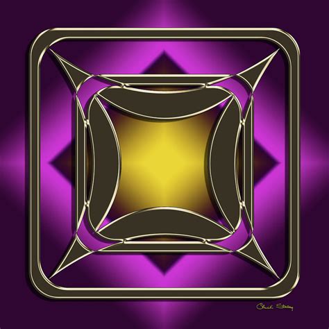 Golden Mocha On Purple 4 Digital Art By Chuck Staley Fine Art America