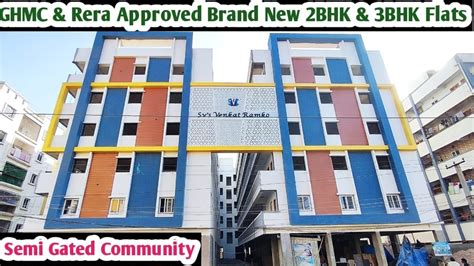Ghmc And Rera Approved 2bhk 3bhk Brand New Flat For Sale In Kukatpally