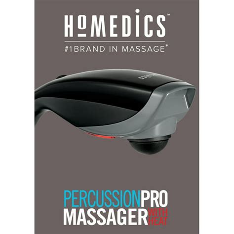 Homedics Massage Pro Percussion Single Node Massager With Heat Hhp 345h 2 Blacksilver