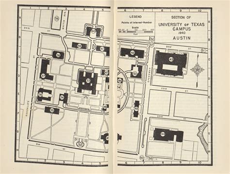 Historical Campus Maps University Of Texas At Austin Perry Castañeda