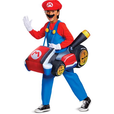 Disguise Licensed Super Mario Bros Nintendo Mario Kart Costume Adult