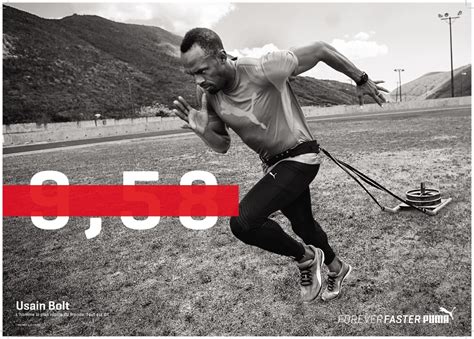 Puma Se Rebelle Avec La Campagne Marketing Forever Faster Usain Bolt