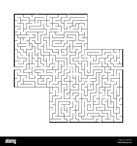 Difficult Large Square Maze Game For Kids And Adults Puzzle For