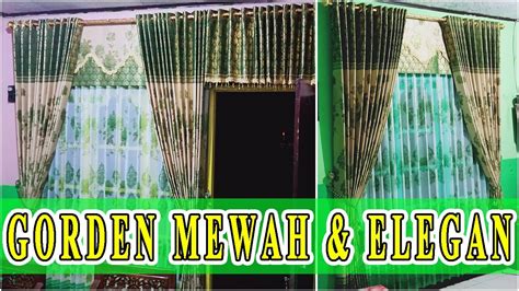 Gunakan furnitur sebagai pembatas ruang tamu. Gorden minimalis jendela ruang tamu warna hijau - YouTube