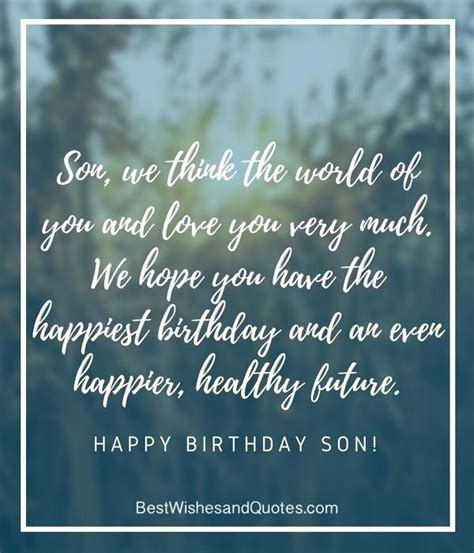 Free Printable Birthday Carg To My Adult Son
