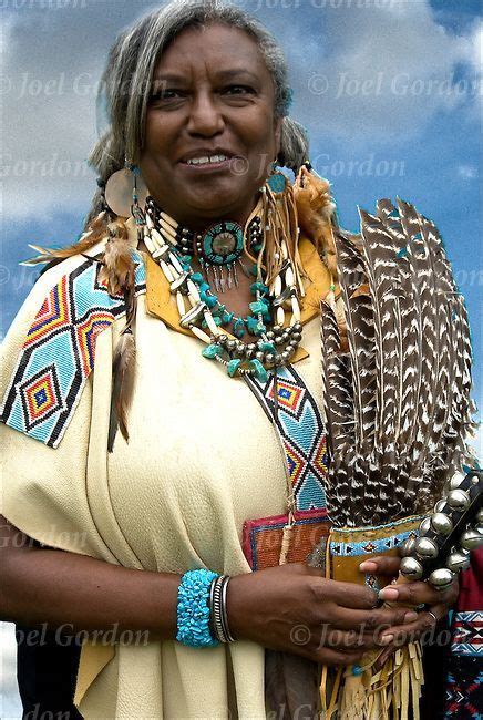 Cherokee Indians And African Americans Dancer Young Native And