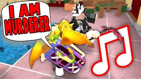 Playing Funny Songs With My Radio In Murder Mystery 2 Roblox Youtube