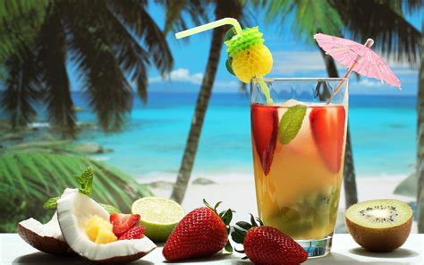 Cocktail Fruit Summer Wallpapers Wallpaper Cave