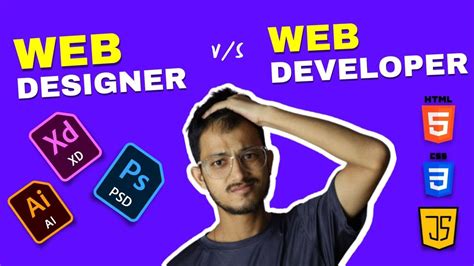 Actual Difference Between A Web Designerand Developer Youtube