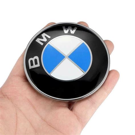 Replacemen Bmw Car Emblem Chrome Front Badge Logo 82mm 2 Pins For Bmw