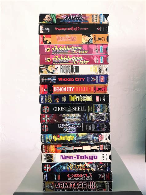 my anime vhs collection r vhs